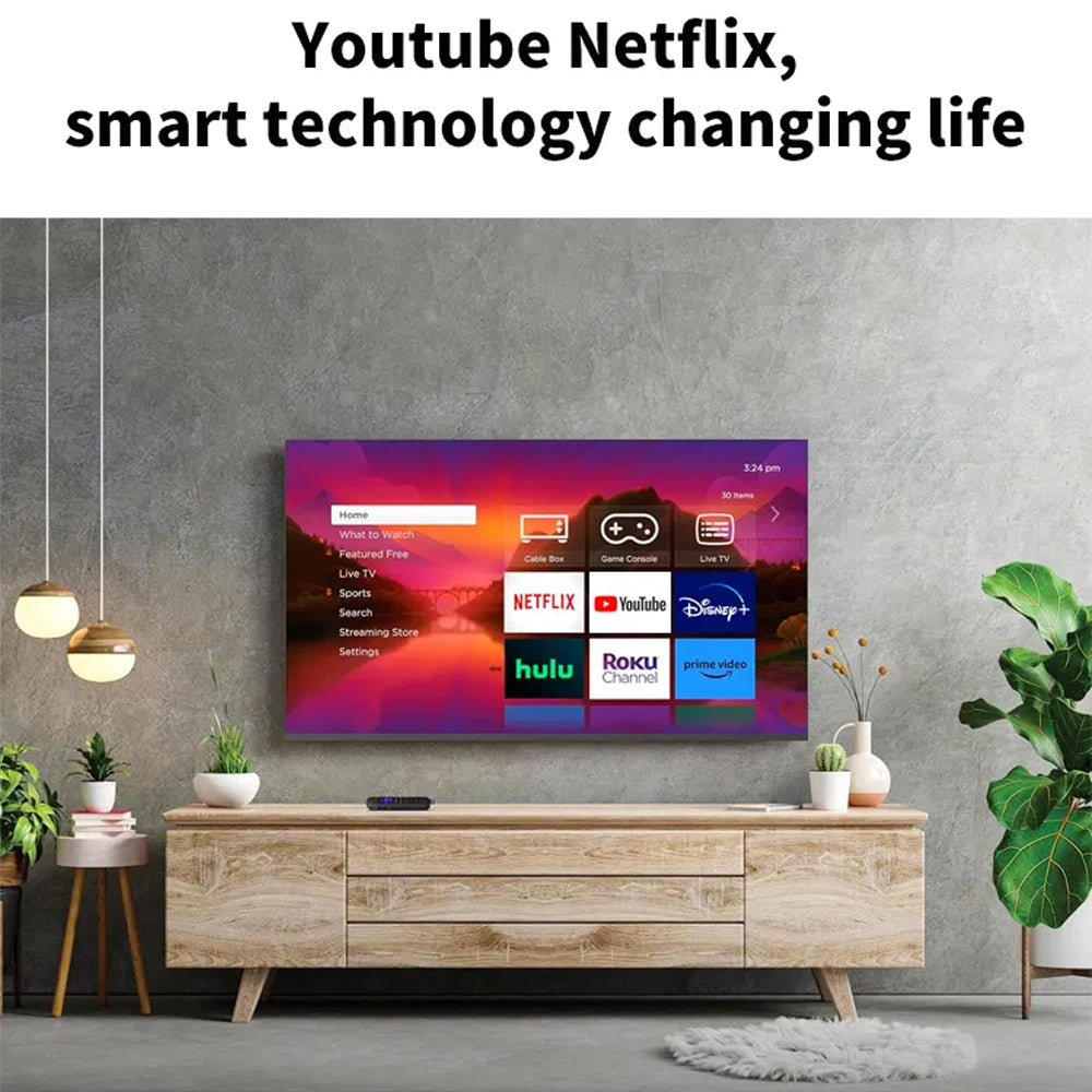 100" 4K UHD Smart QLED TV – 120Hz Refresh Rate (White Cabinet)