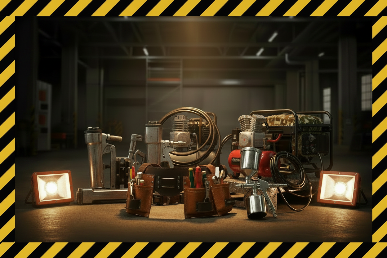 Hardware Tools Banner - No Toolboxes