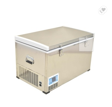 45L Portable Dual-Zone Compressor Car Fridge Freezer – 12V/24V DC, Solar & Battery Ready