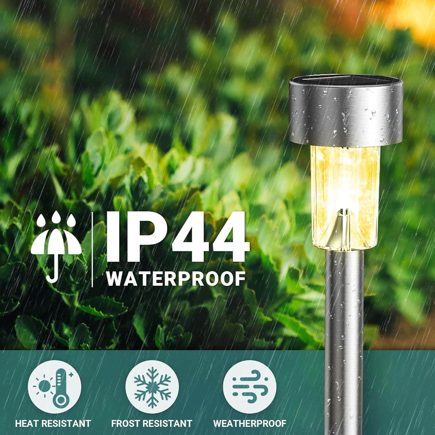 GIGALUMI Solar Lights Outdoor Waterproof-3