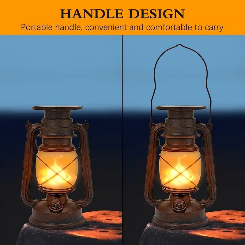 NNETM Solar Vintage Horse Lantern (2PCS)-2
