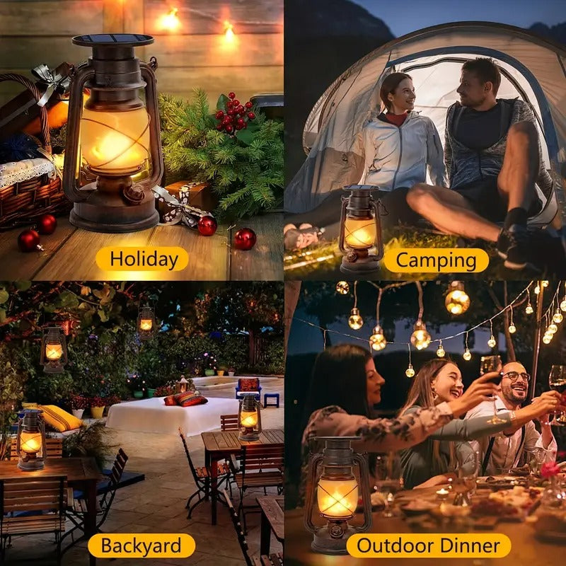 NNETM Solar Vintage Horse Lantern (2PCS)-3