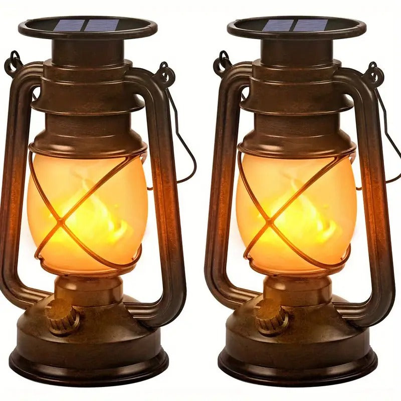 NNETM Solar Vintage Horse Lantern (2PCS)-0
