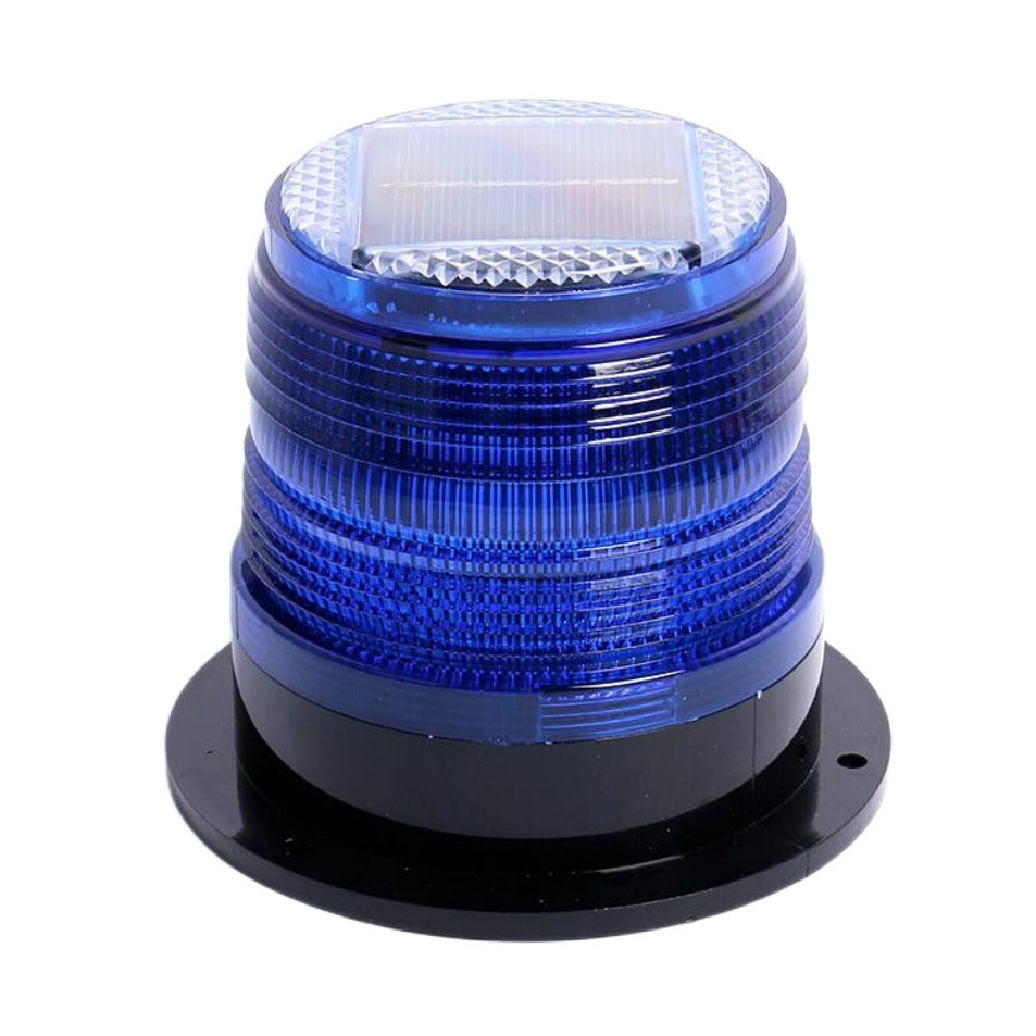 Solar LED Magnetic Strobe Warning Light – Emergency Car Roof & Traffic Beacon