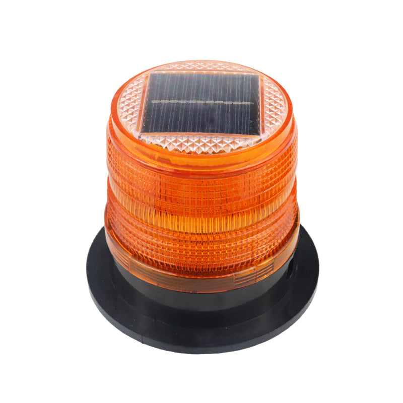 Solar LED Magnetic Strobe Warning Light – Emergency Car Roof & Traffic Beacon