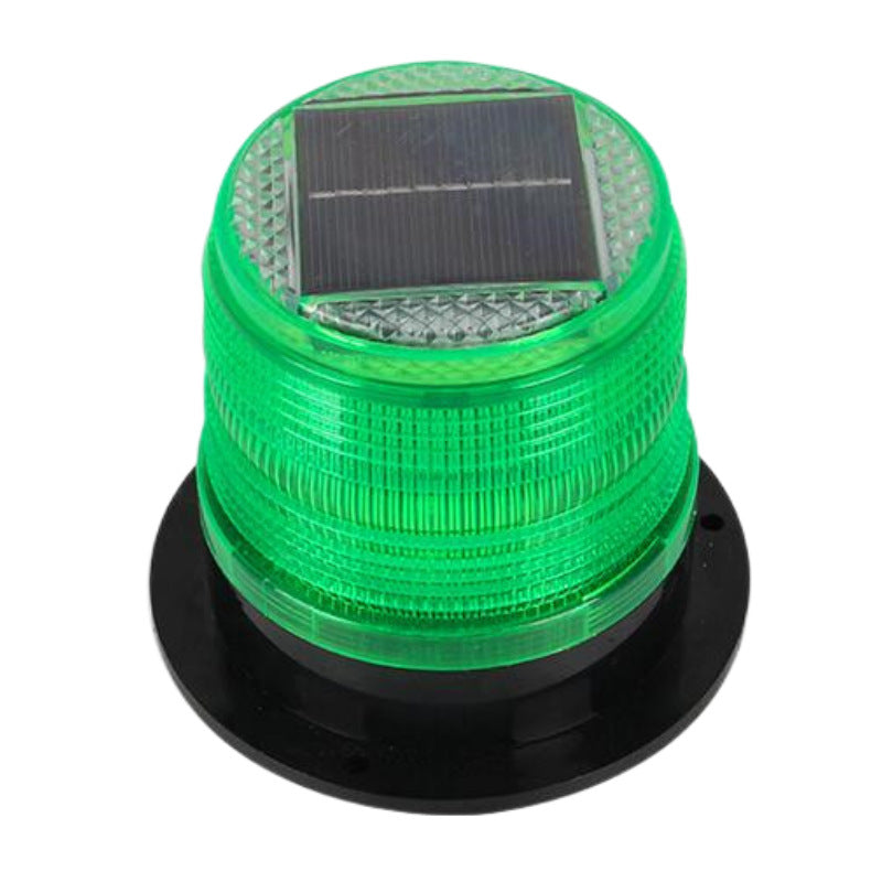 Solar LED Magnetic Strobe Warning Light – Emergency Car Roof & Traffic Beacon