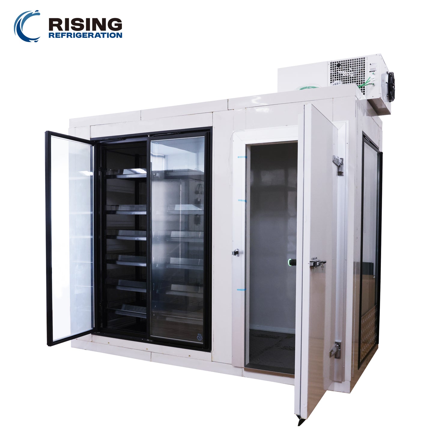 Commercial Supermarket Display Walk-In Cooler & Cold Storage Room (Glass Door)