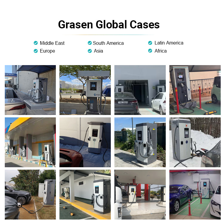 Commercial Dual-Gun DC Fast Charging Station (60kW−120kW) with 55" Digital Advertising Screen