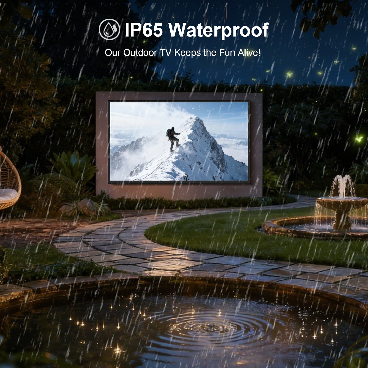 55" Weatherproof 4K Ultra HD Outdoor Smart TV (Dolby Atmos, 1000 Nits)