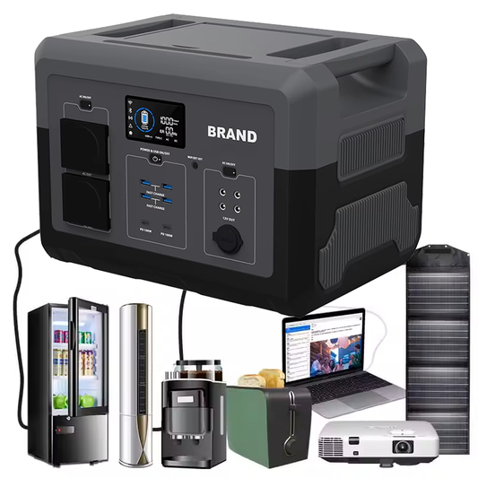 Portable LiFePO4 Solar Power Station (300W – 5000W) | Emergency & Outdoor Backup