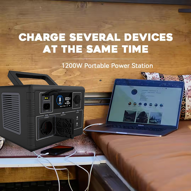 Portable LiFePO4 Solar Power Station (300W – 5000W) | Emergency & Outdoor Backup