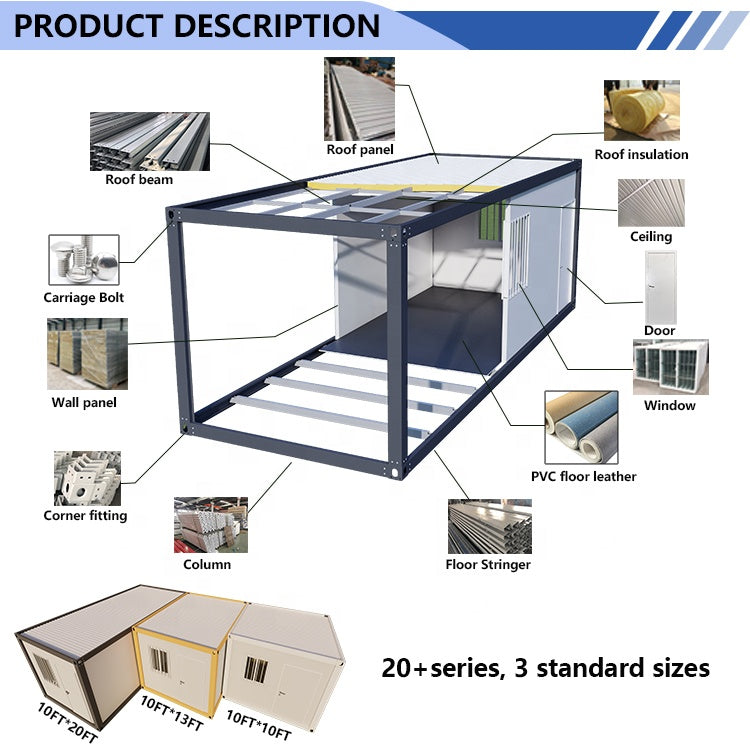 CGCH 20ft Detachable Modular Container Home / Portable Prefab Structure