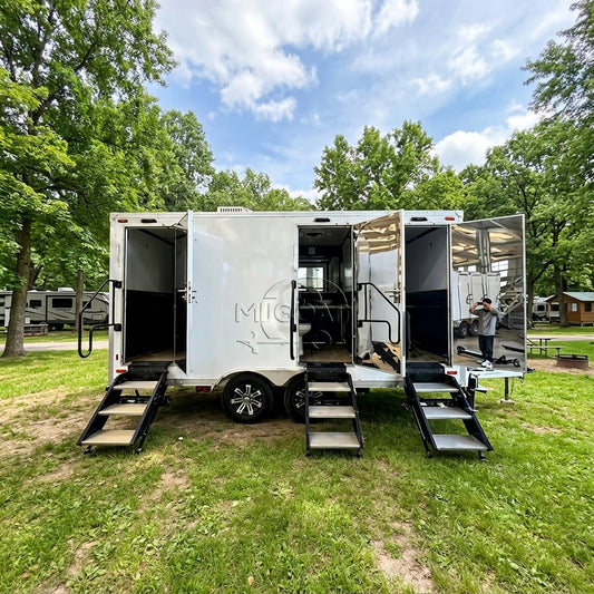 Luxury VIP Portable Bathroom Trailer – Mobile Restroom Unit for Events & Outdoor Glamping
