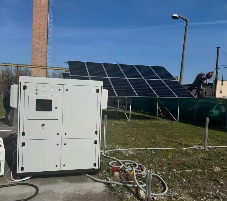 50kW / 76.8kWh Commercial All-In-One Solar Battery Energy Storage System (BESS) | LiFePO4 Hybrid Microgrid